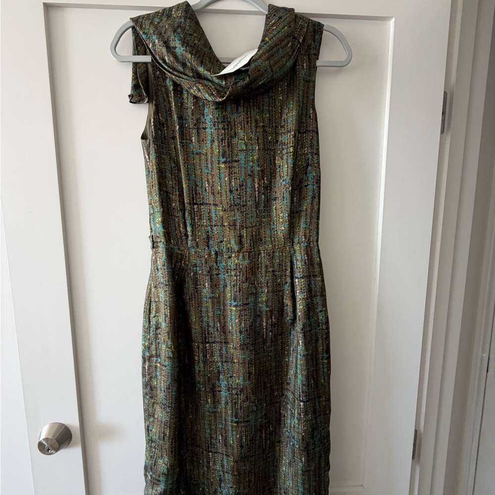 MaxMara Multicolor Textured Midi Dress